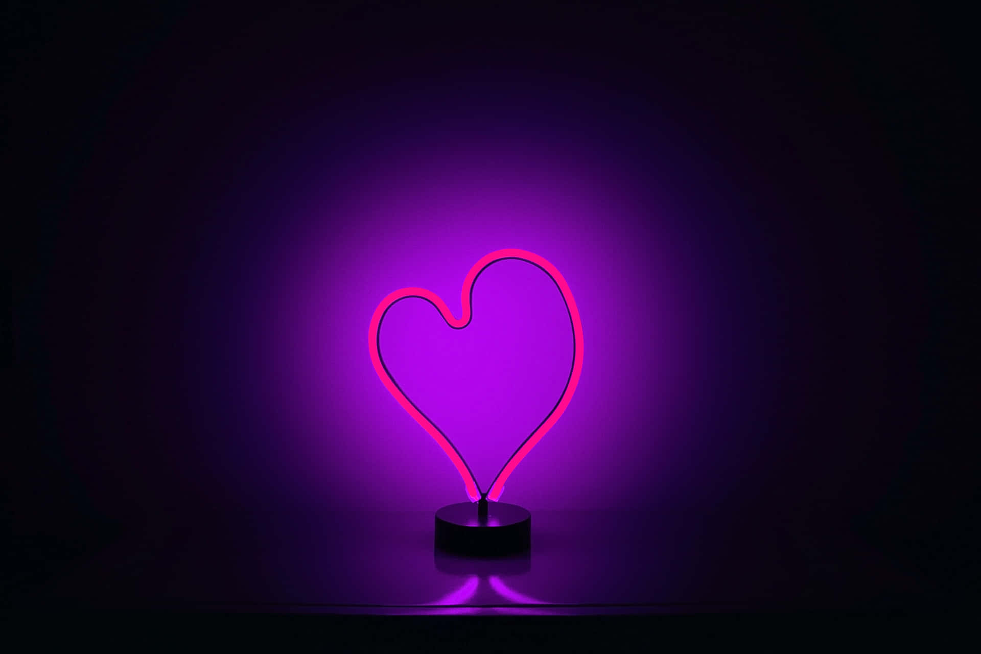 Image  Bright Purple Neon Background