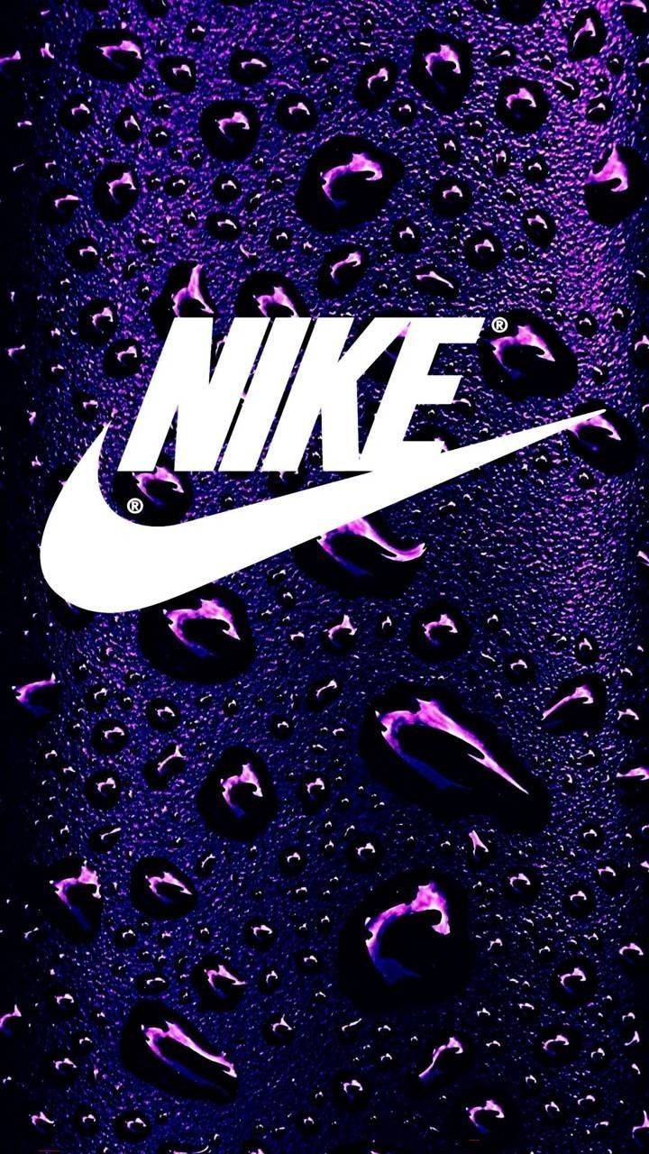 Purple Nike Swoosh Wallpaper