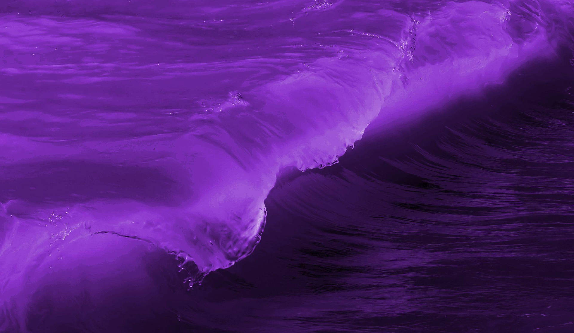 Purple Ocean Wave
