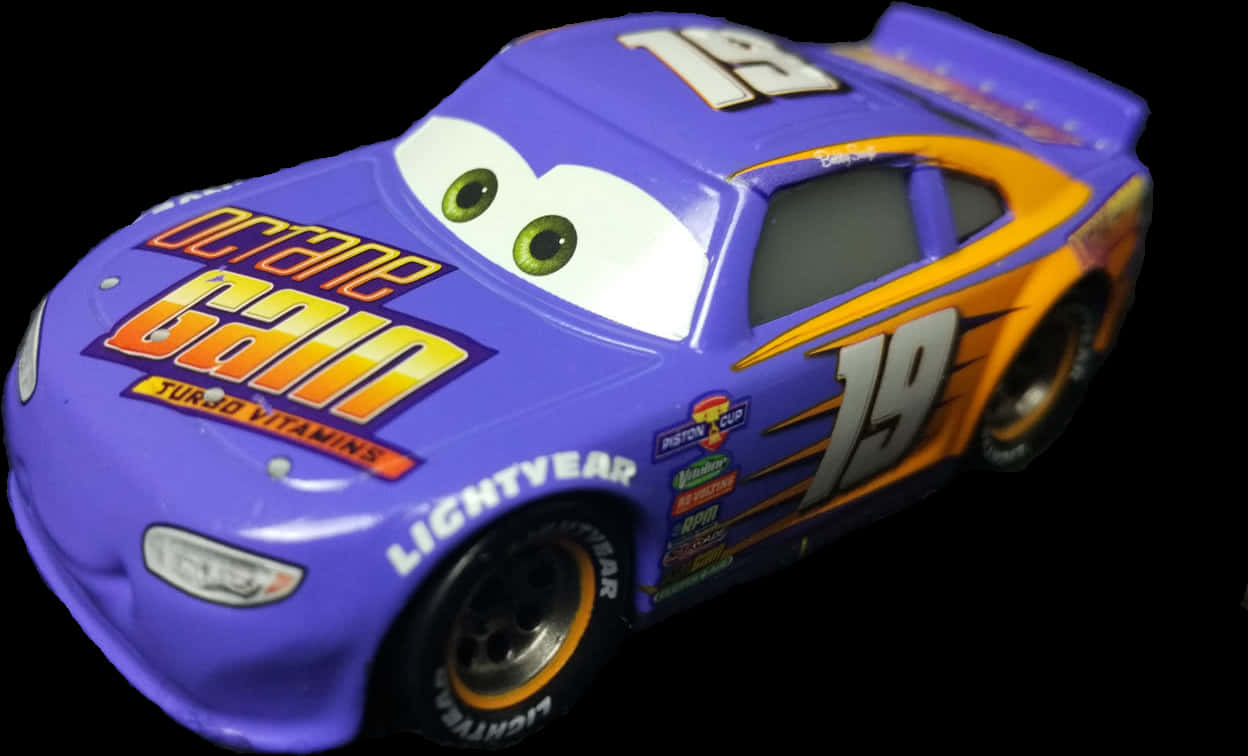 Purple Octane Gain Racecar Toy PNG