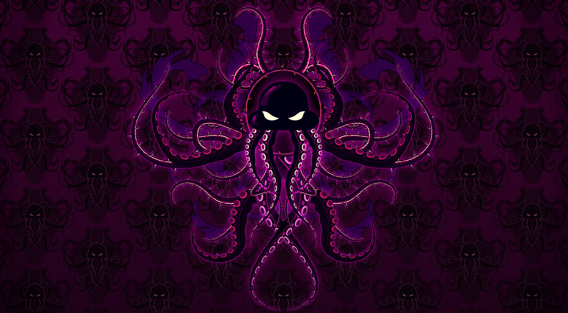 Lilaoctopus Kunst Wallpaper
