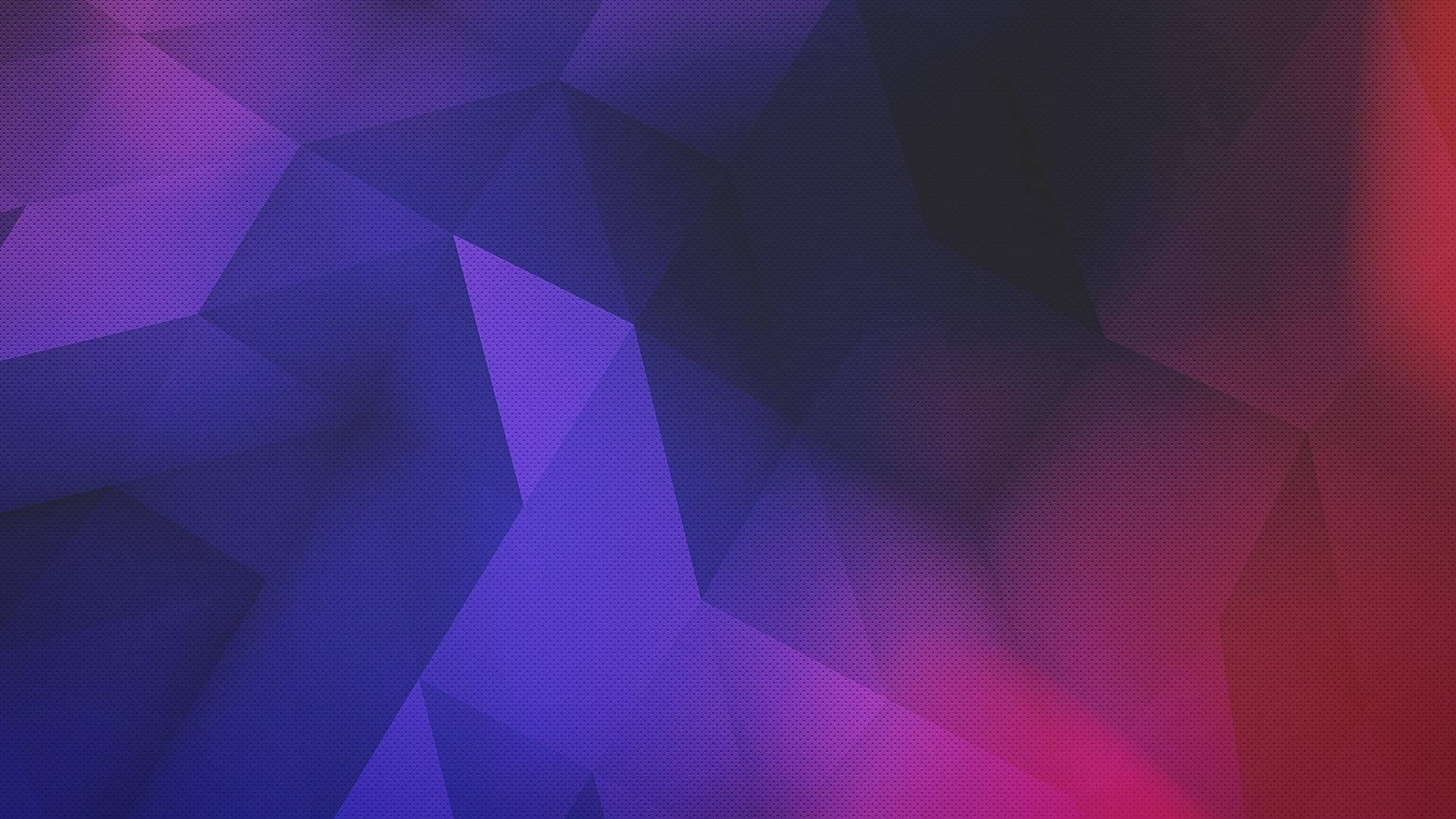 Purple Ombre Polygon Abstract