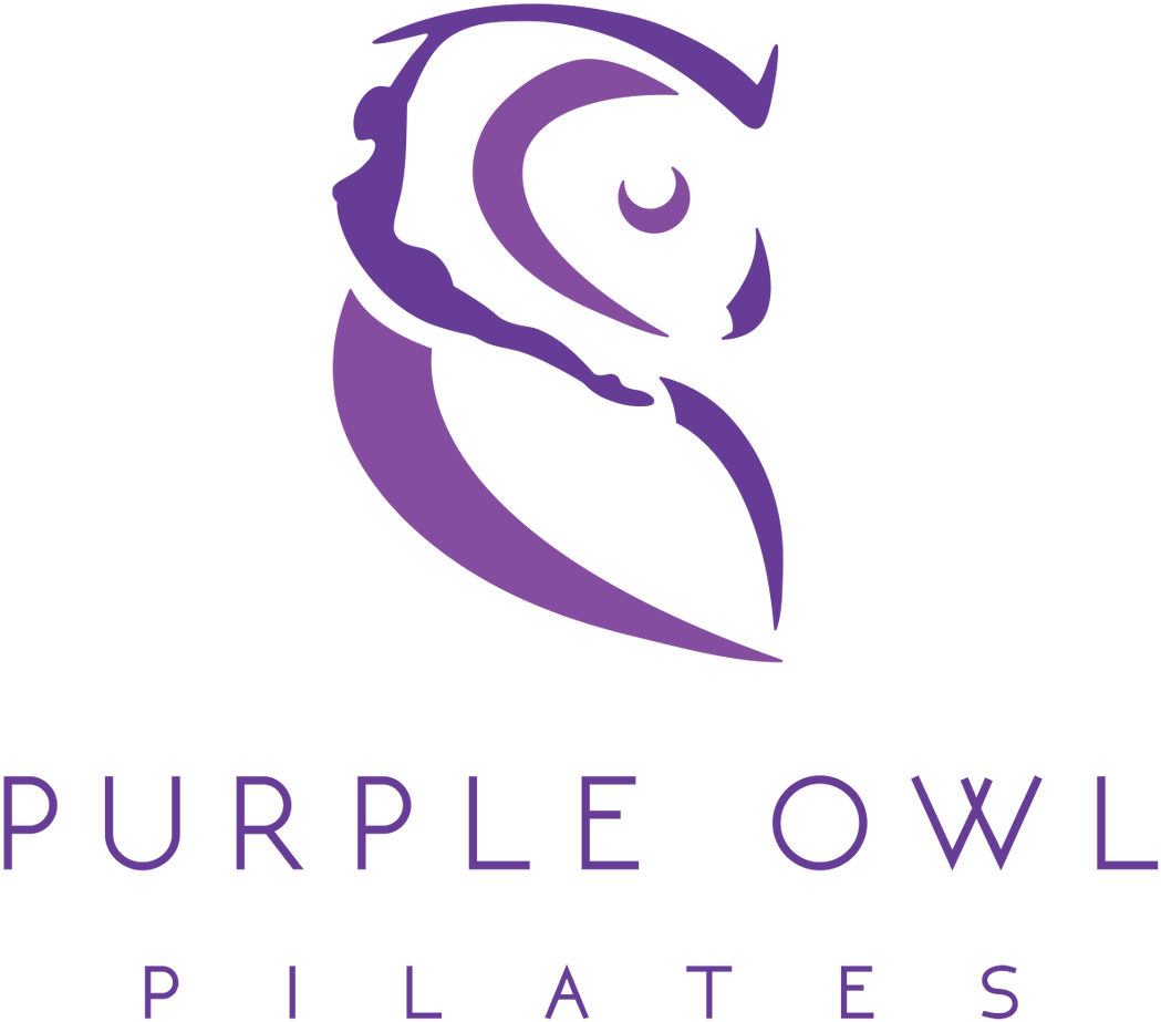 Purple Owl Pilates Logo PNG