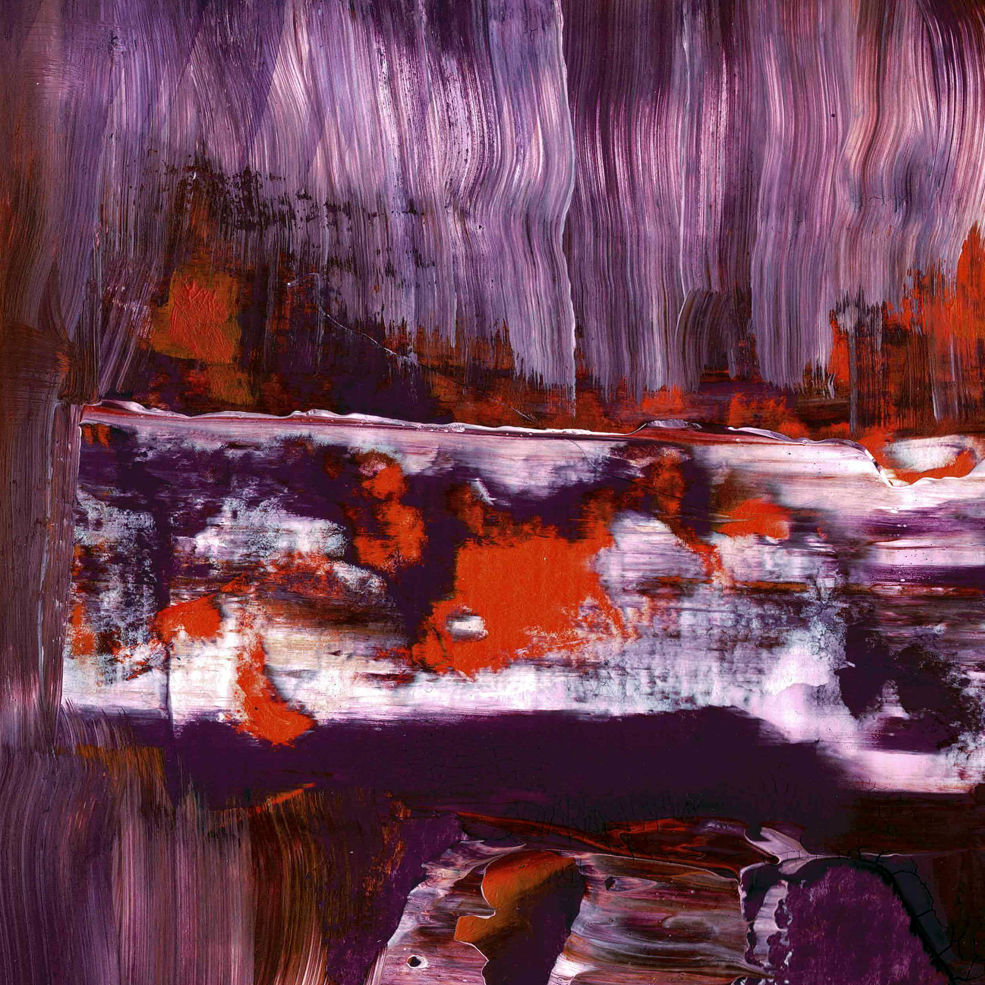 Purple Paint Abstract Art