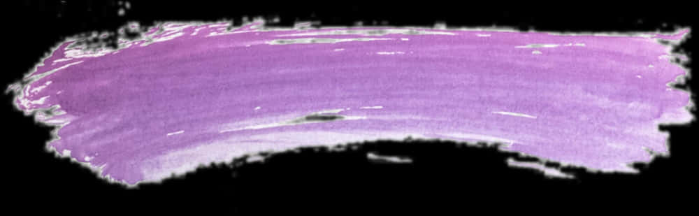 Purple Paint Brush Stroke PNG