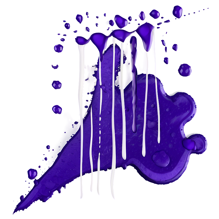 Purple Paint Splatter Png 05042024 PNG