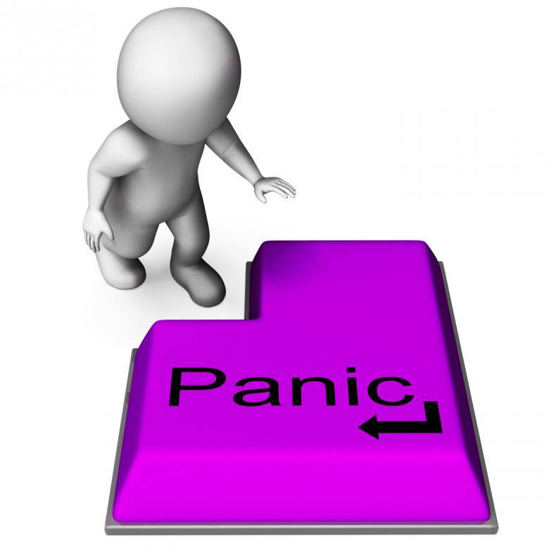 Purple Panic Key Wallpaper