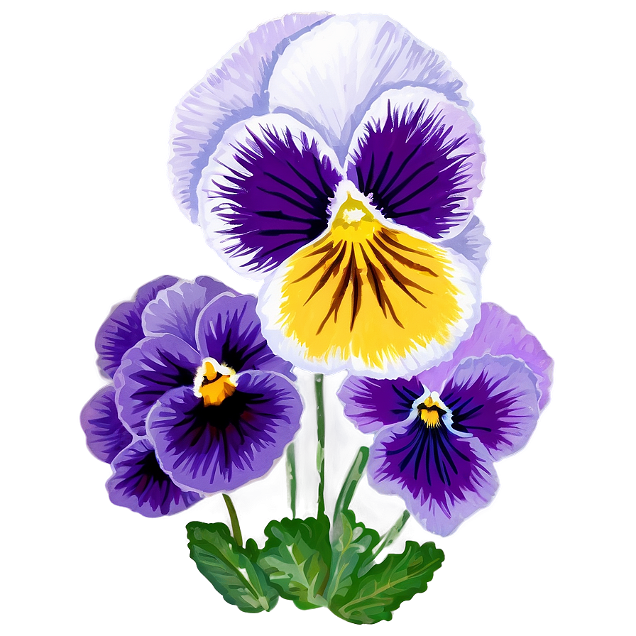 Purple Pansy Png Nld PNG