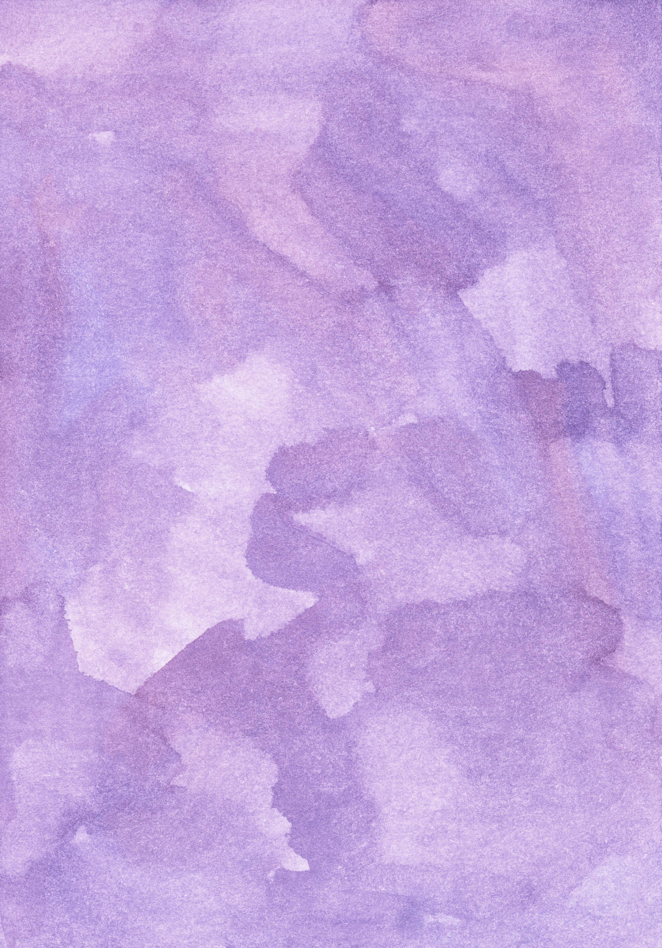 Purple Pastel Æstetisk Akvarel Kunst Wallpaper