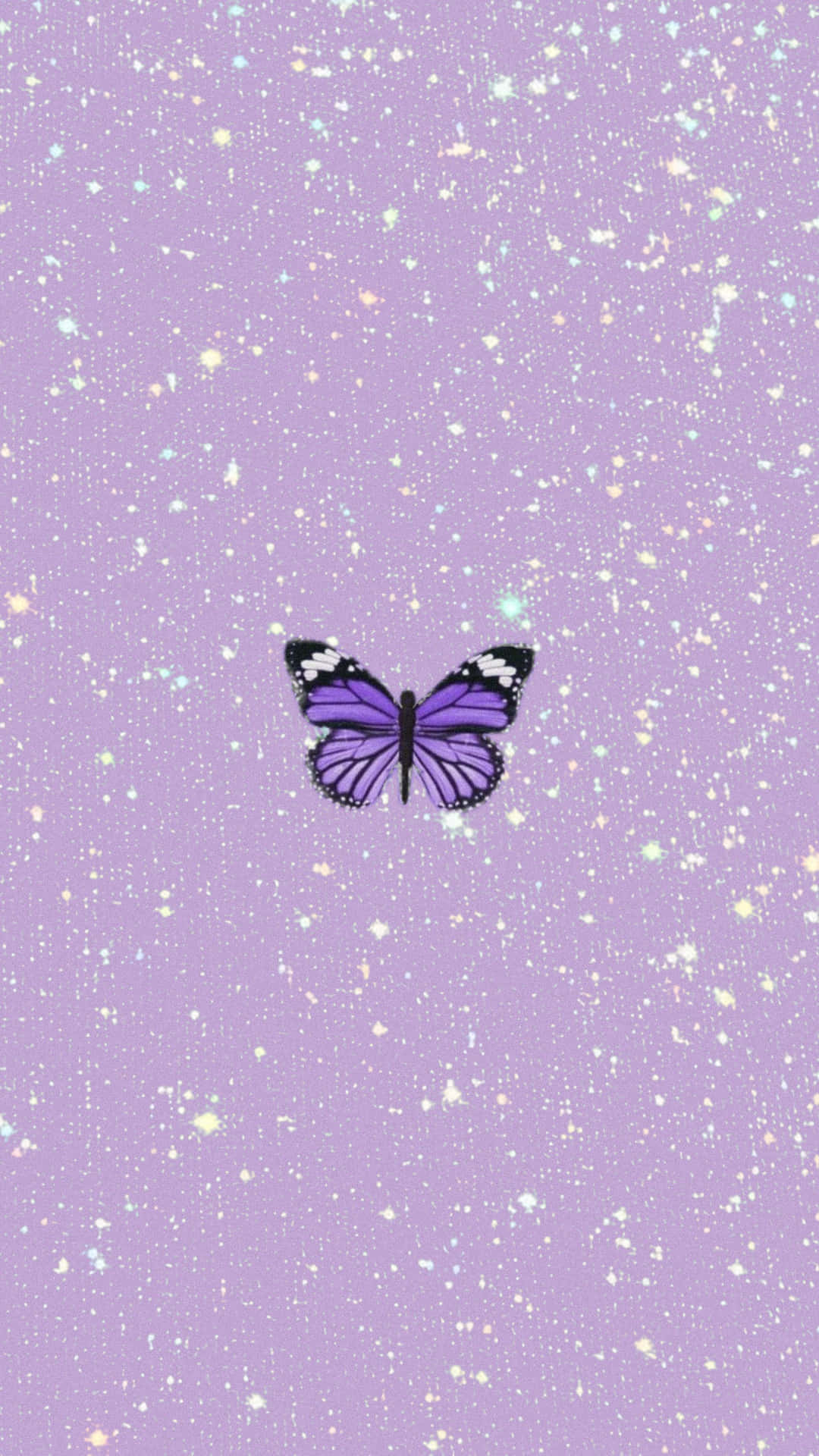 Download Butterfly Graphic Art Purple Pastel iPhone Wallpaper |  