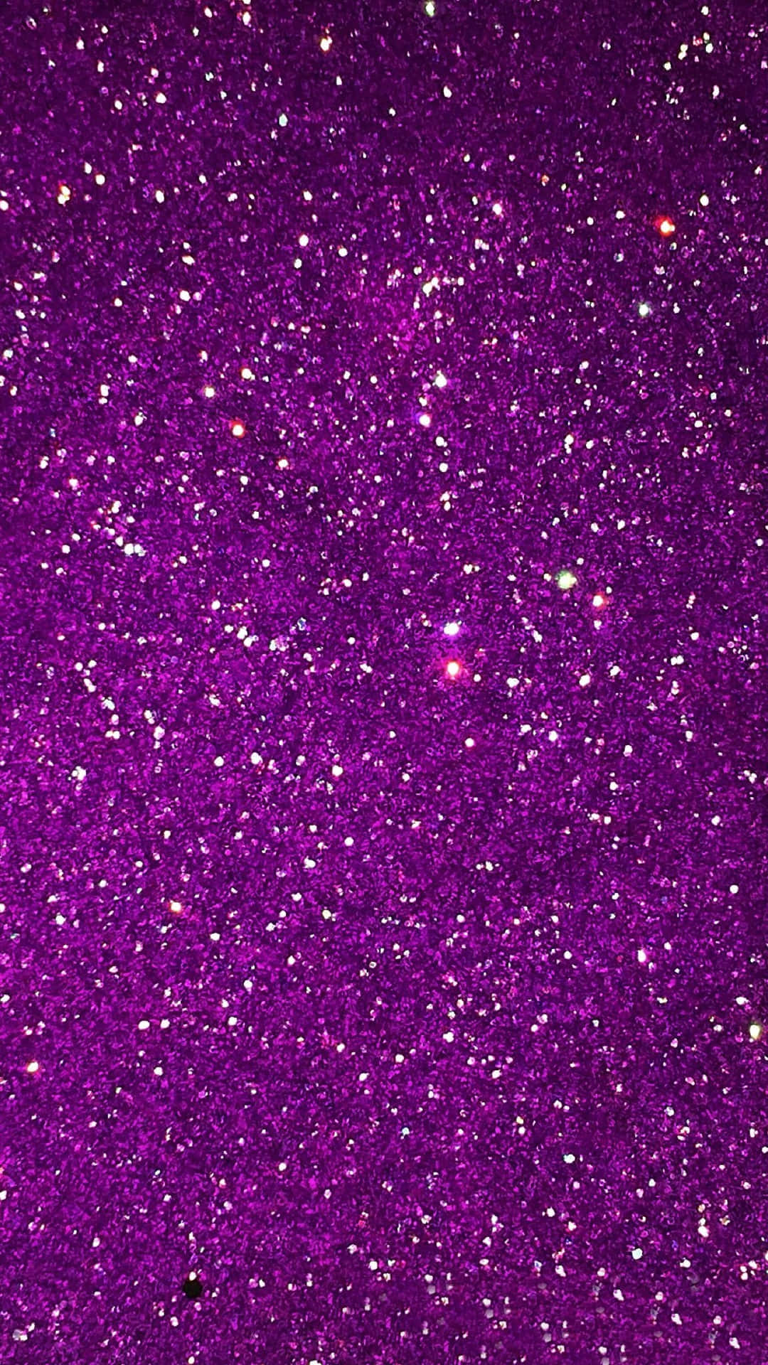Purple Glitter Background With Stars Wallpaper