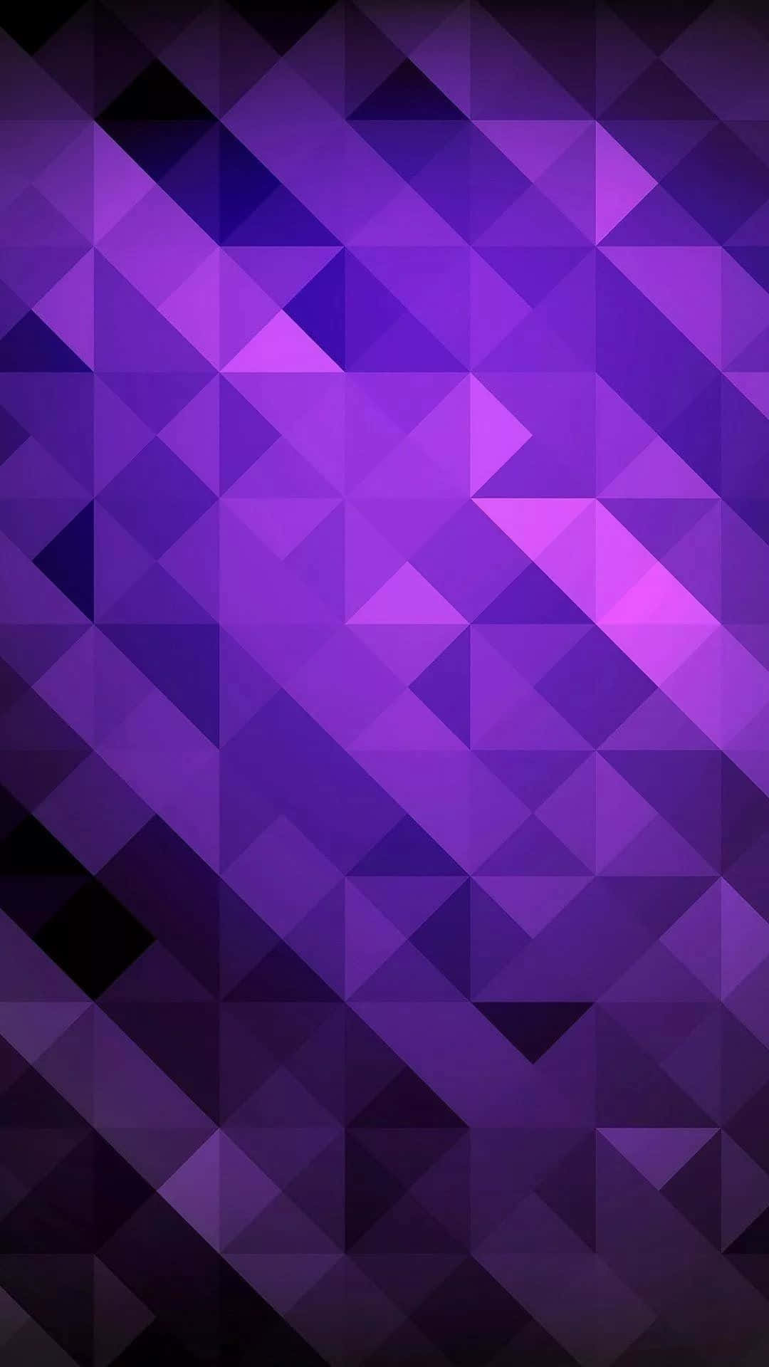Purple Triangles On A Black Background Wallpaper