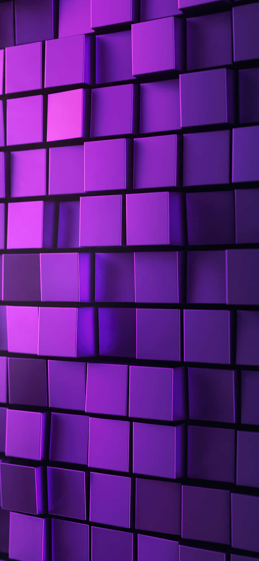 Unvibrante Paisaje De Luces Púrpuras
