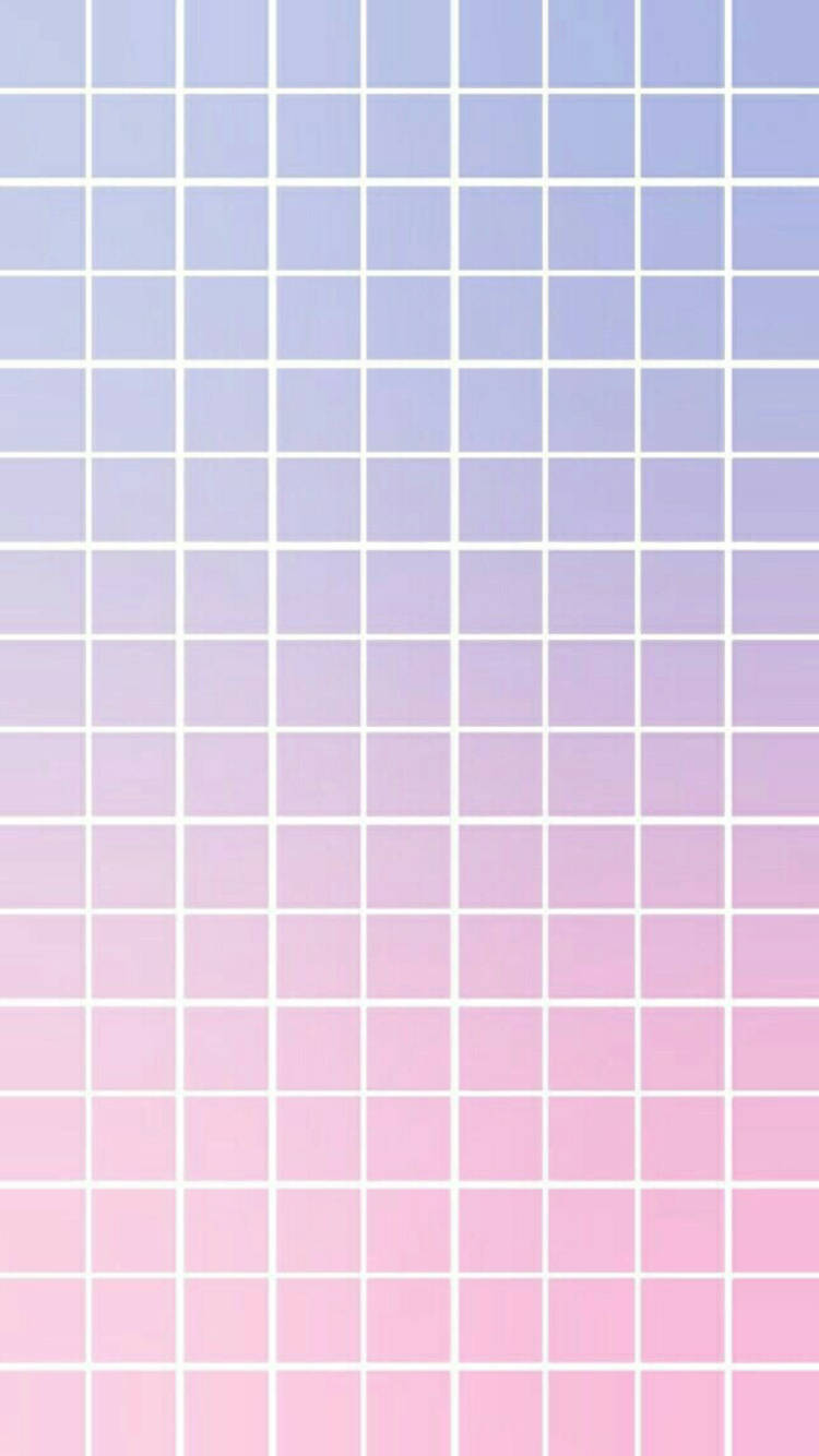 Purple Pink Gradient Grid Aesthetic Wallpaper