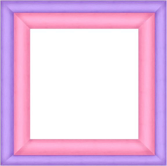 Purple Pink Square Frame PNG