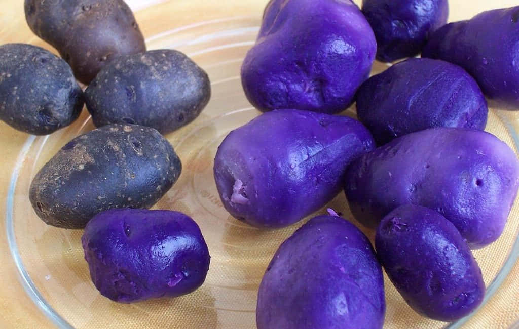 A Purple Potato For a Unique Twist Wallpaper