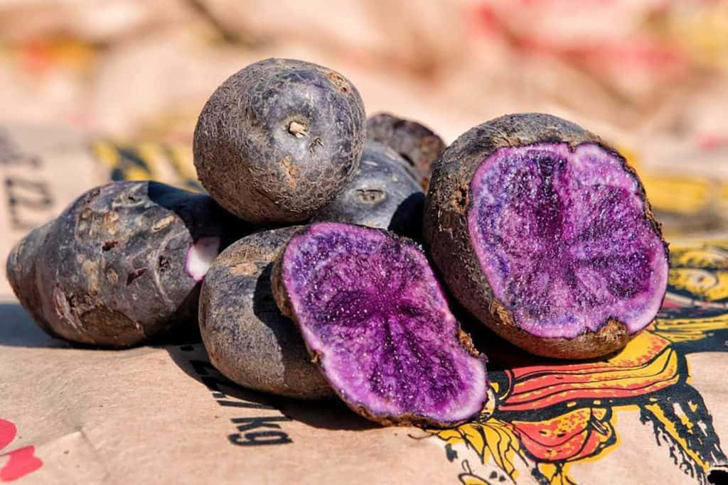 Purple Potatoes - Deliciously Healthful Wallpaper