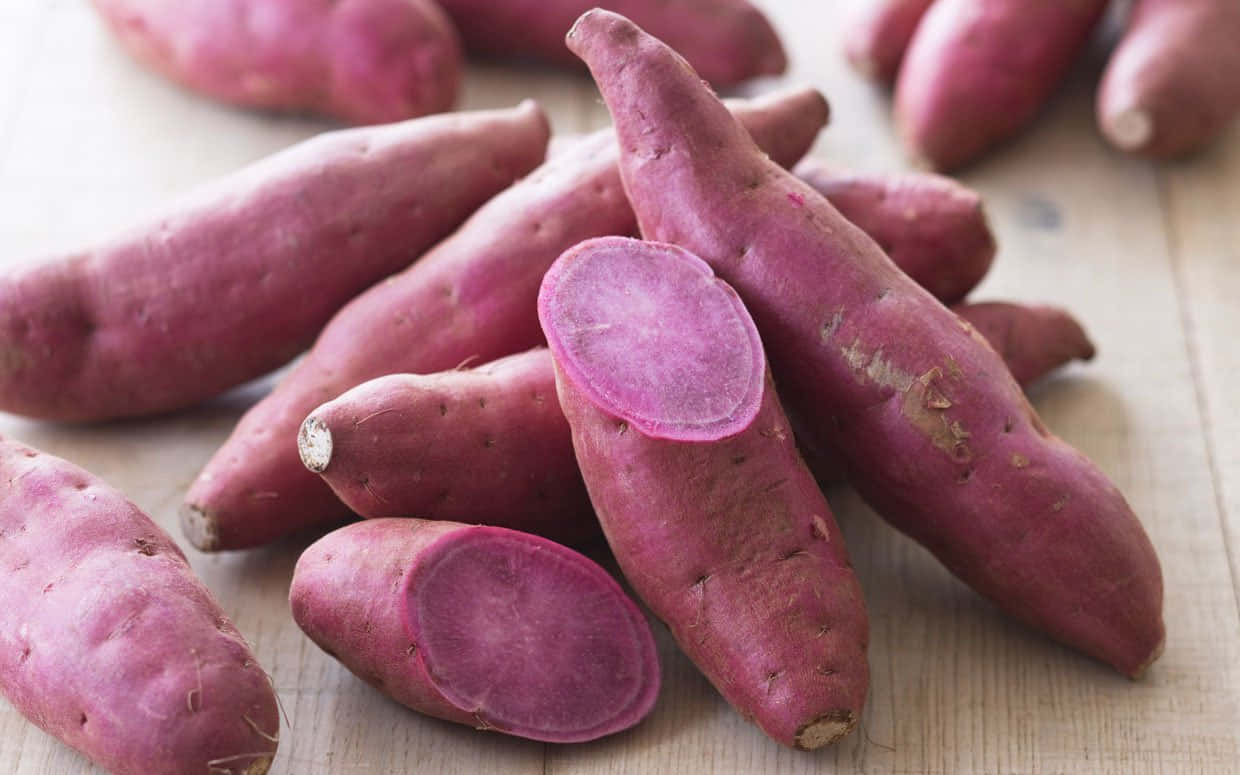 Purple Potato: The Versatile Superfood for Plant-Based Diets Wallpaper
