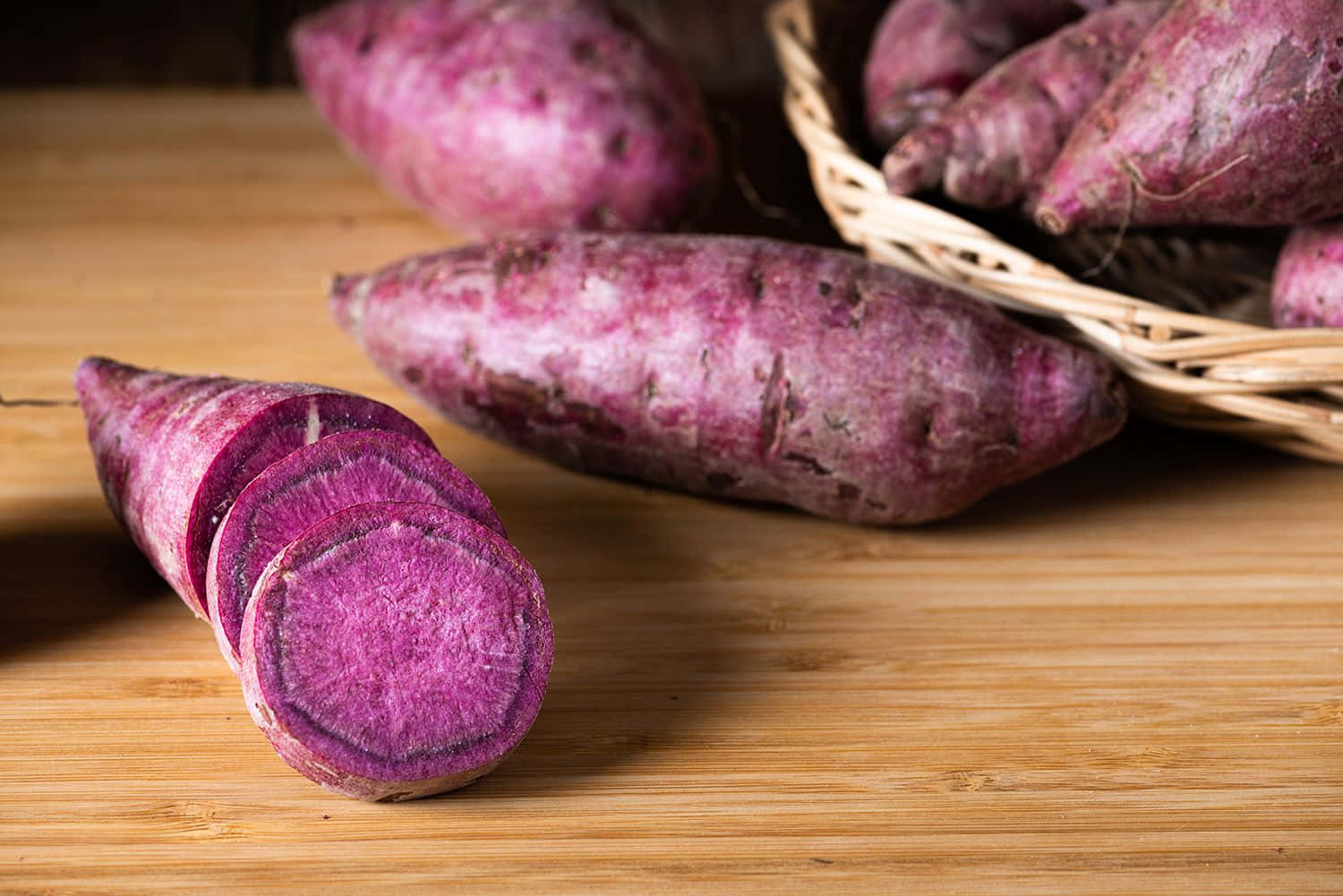 No ordinary spud - try the Purple Potato!" Wallpaper