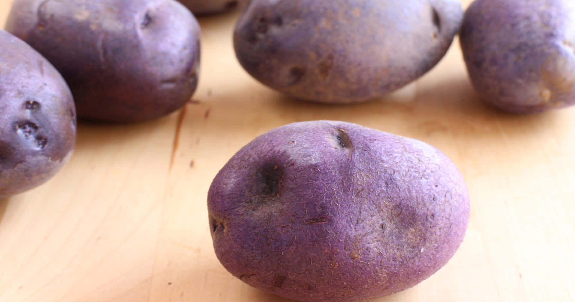 Fresh Purple Potatoes Wallpaper