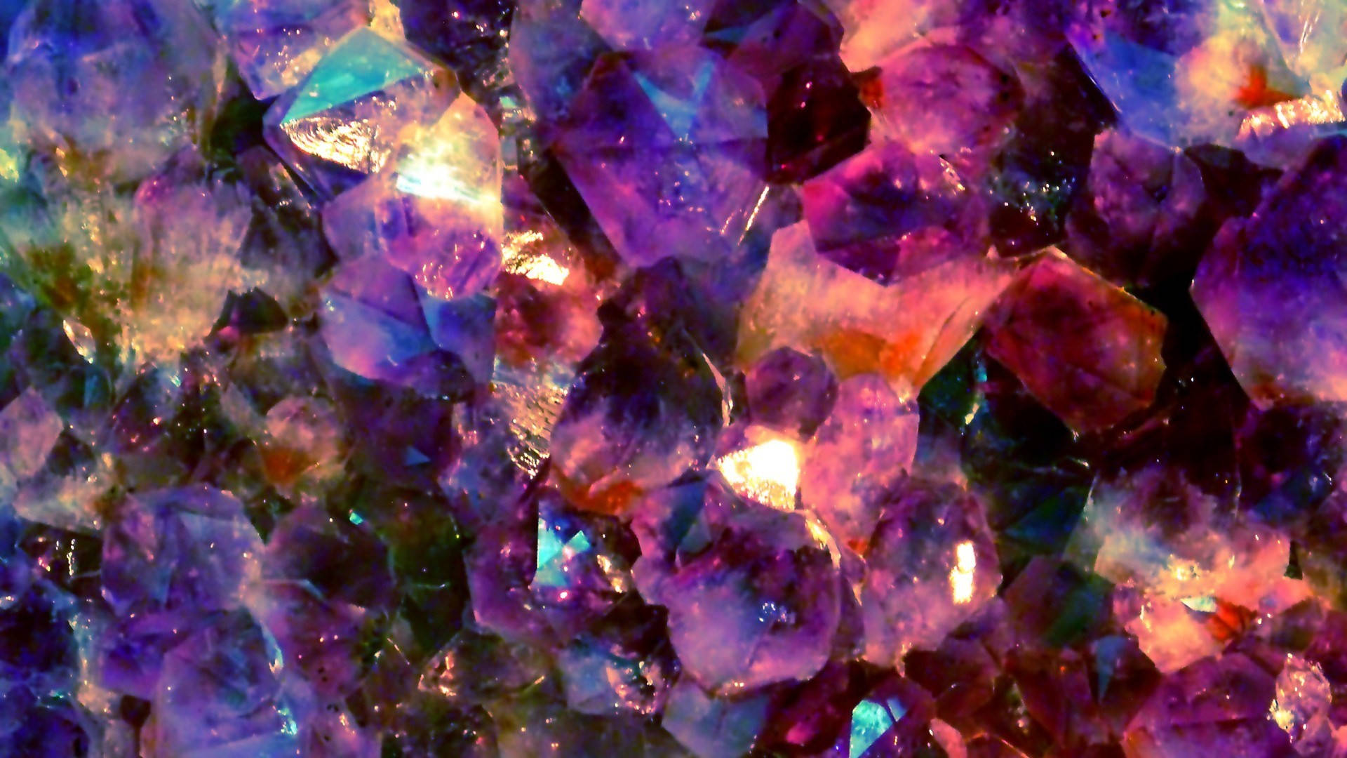 Purple Precious Gemstones Up-close Wallpaper