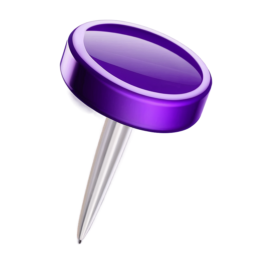 Download Purple Push Pin Png 05252024