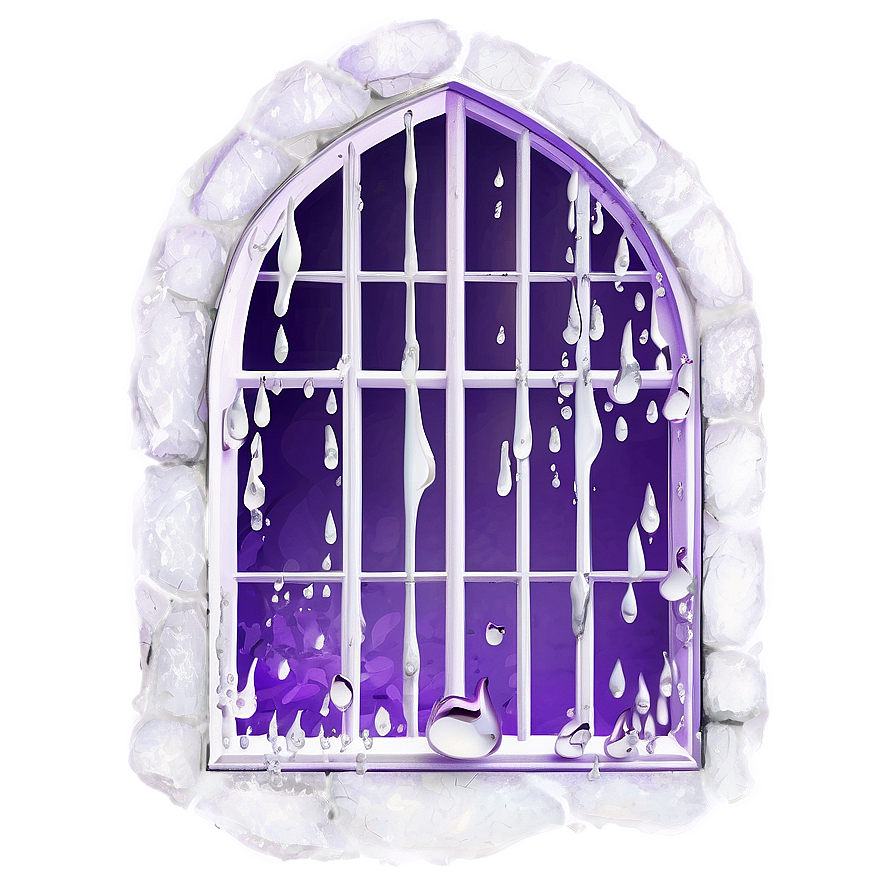 Purple Rain On Window Pane Png 06252024 PNG