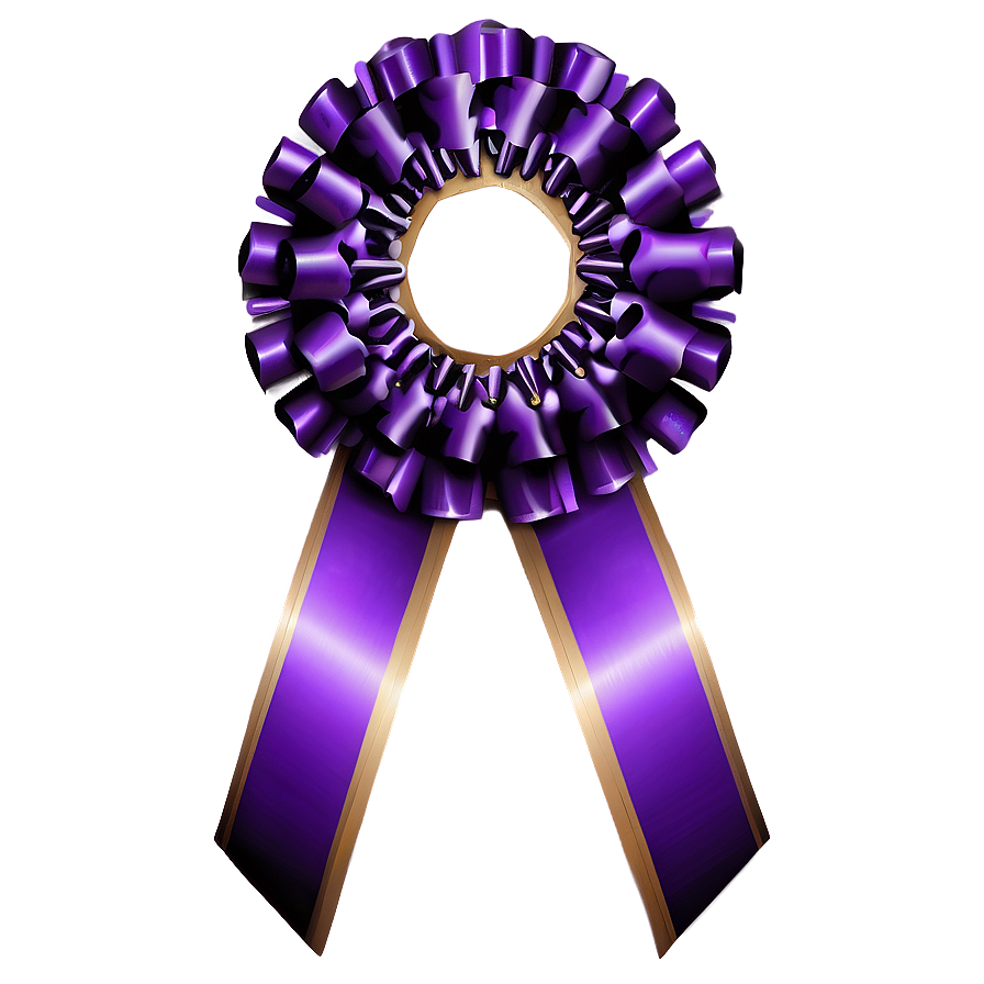 Purple Ribbon Clipart Png 06242024 PNG