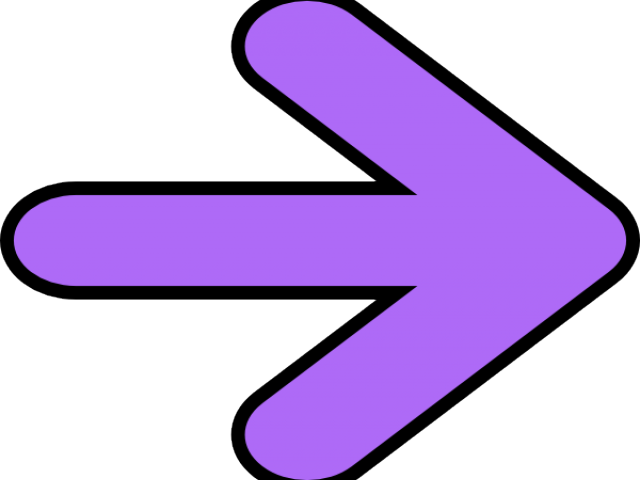 Purple Right Arrow Clipart PNG