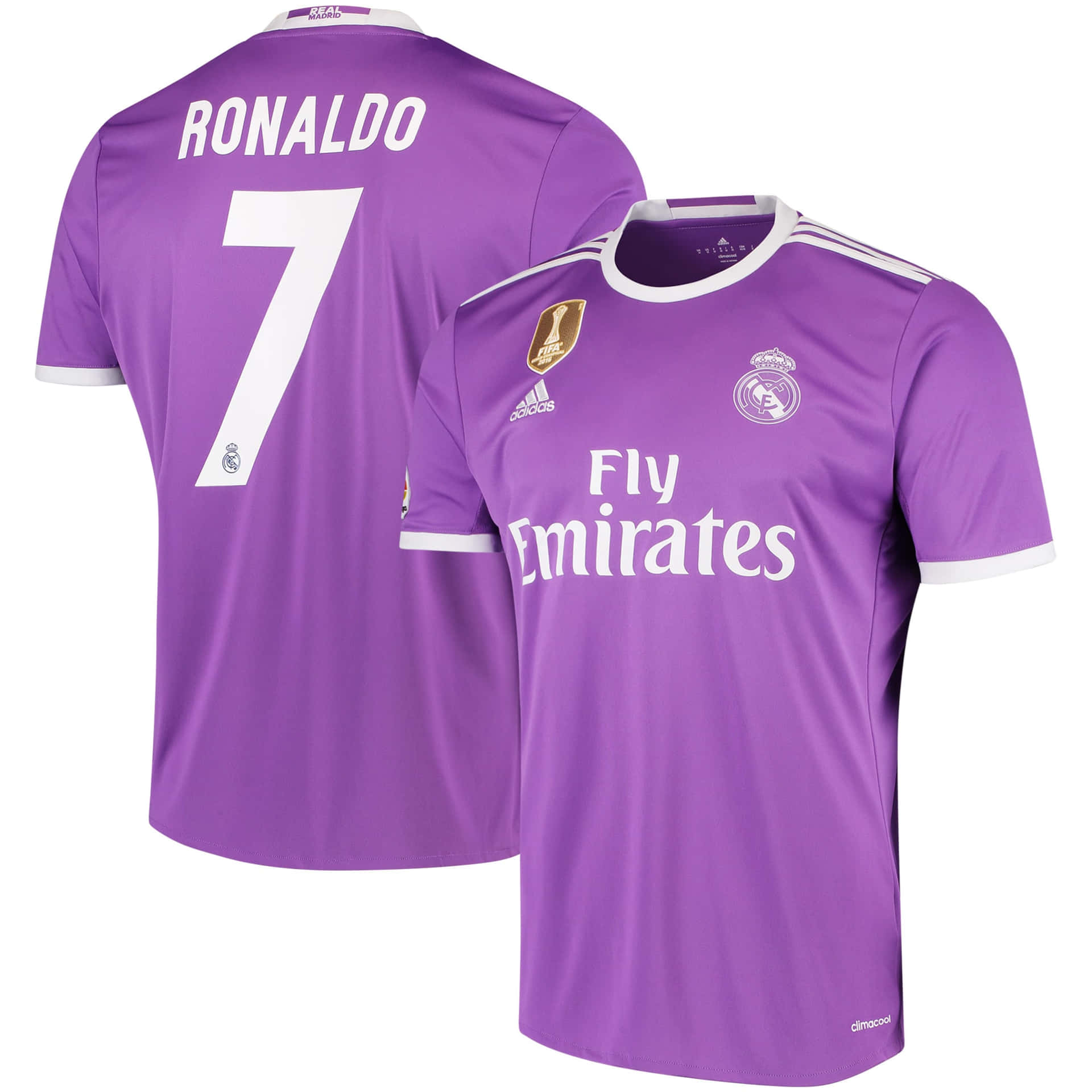 Purple Ronaldo Number7 Jersey Wallpaper