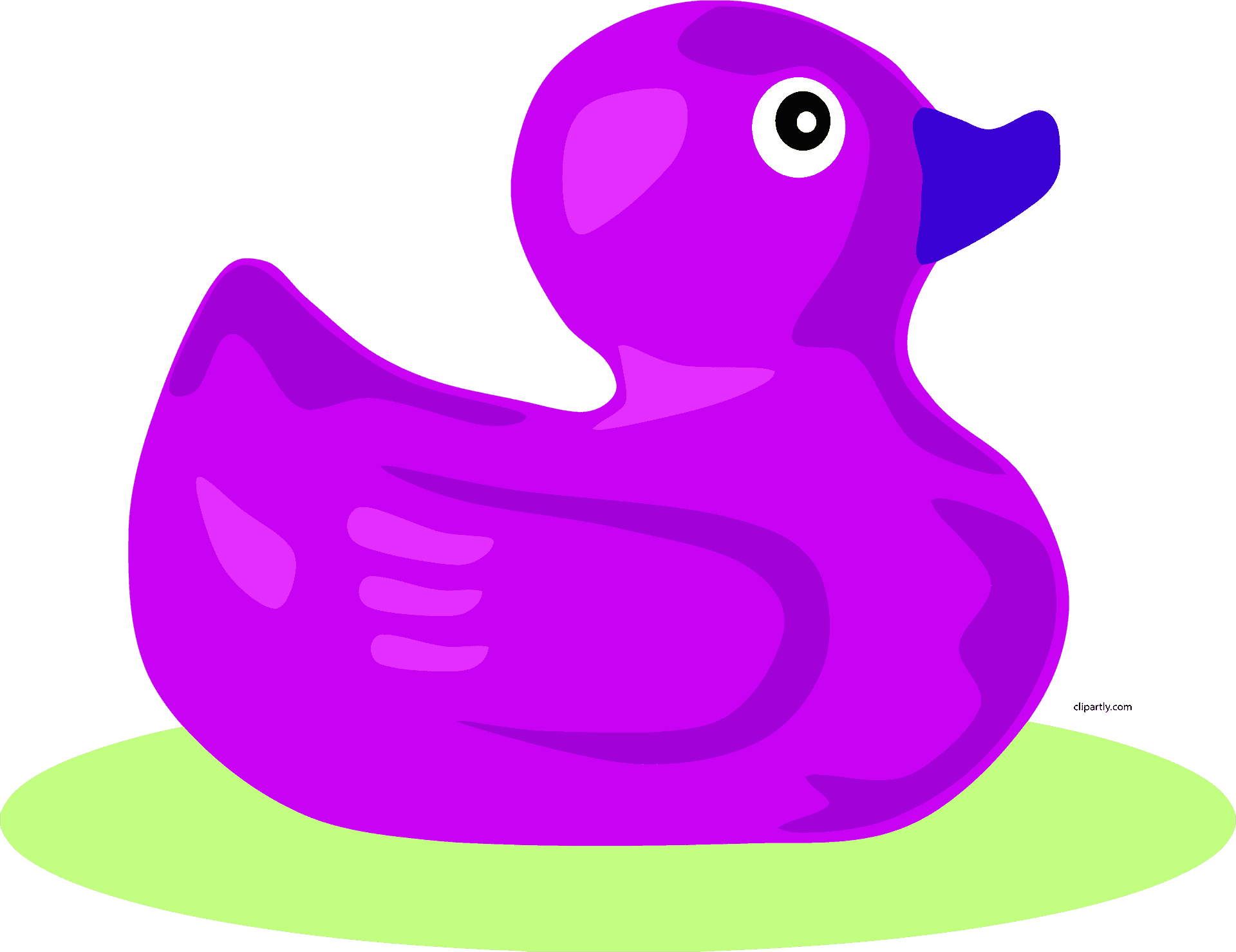 Download Purple Rubber Duck Illustration | Wallpapers.com