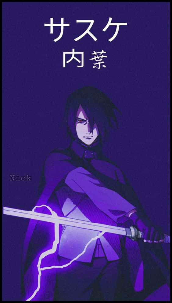 Purple Sasuke from Naruto Wallpaper