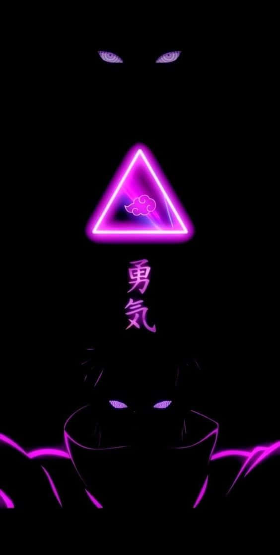 Det mystiske purpur Sasuke. Wallpaper