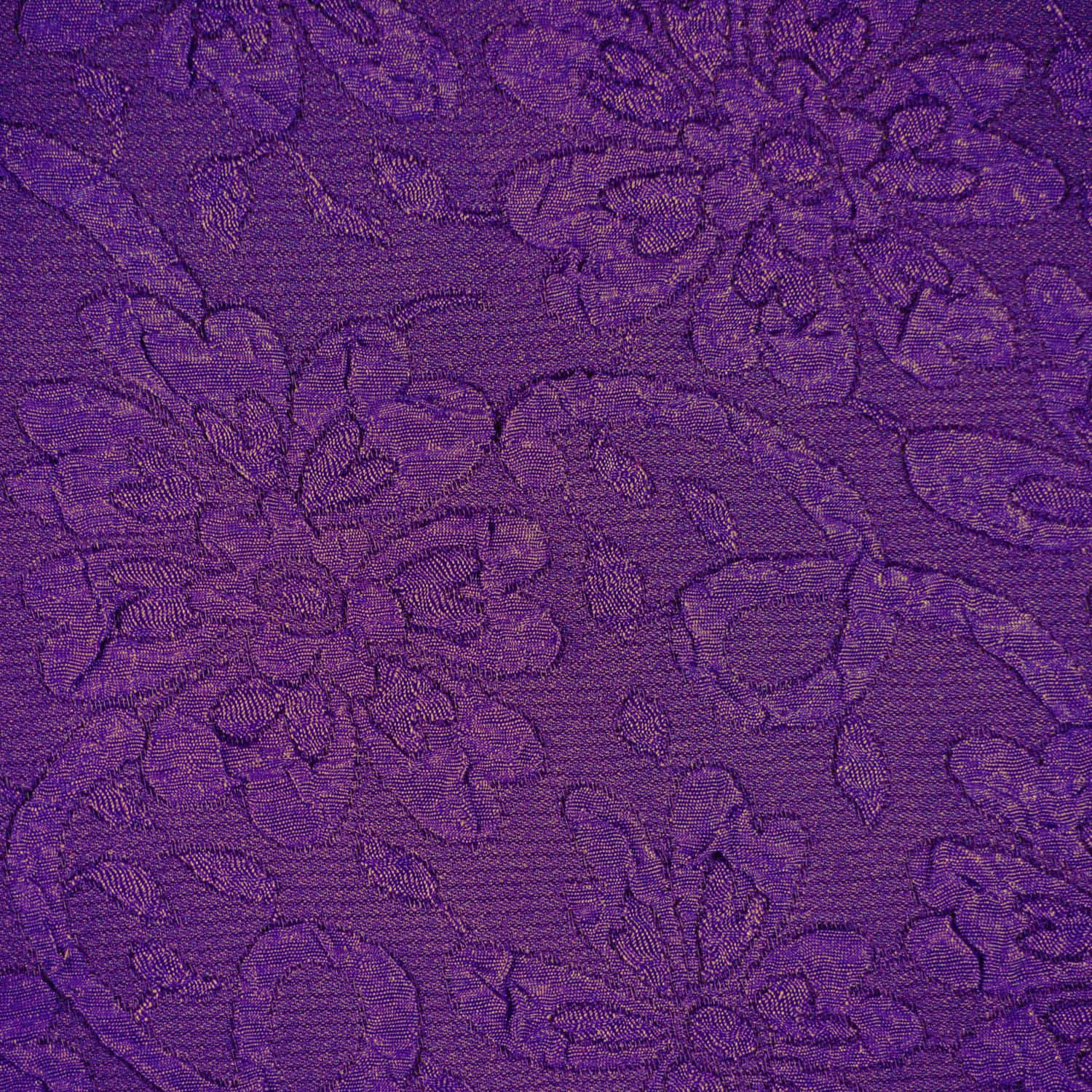 Lavish Luxury - Dive into the deep purple velvet of this sumptuous satin fabric Wallpaper