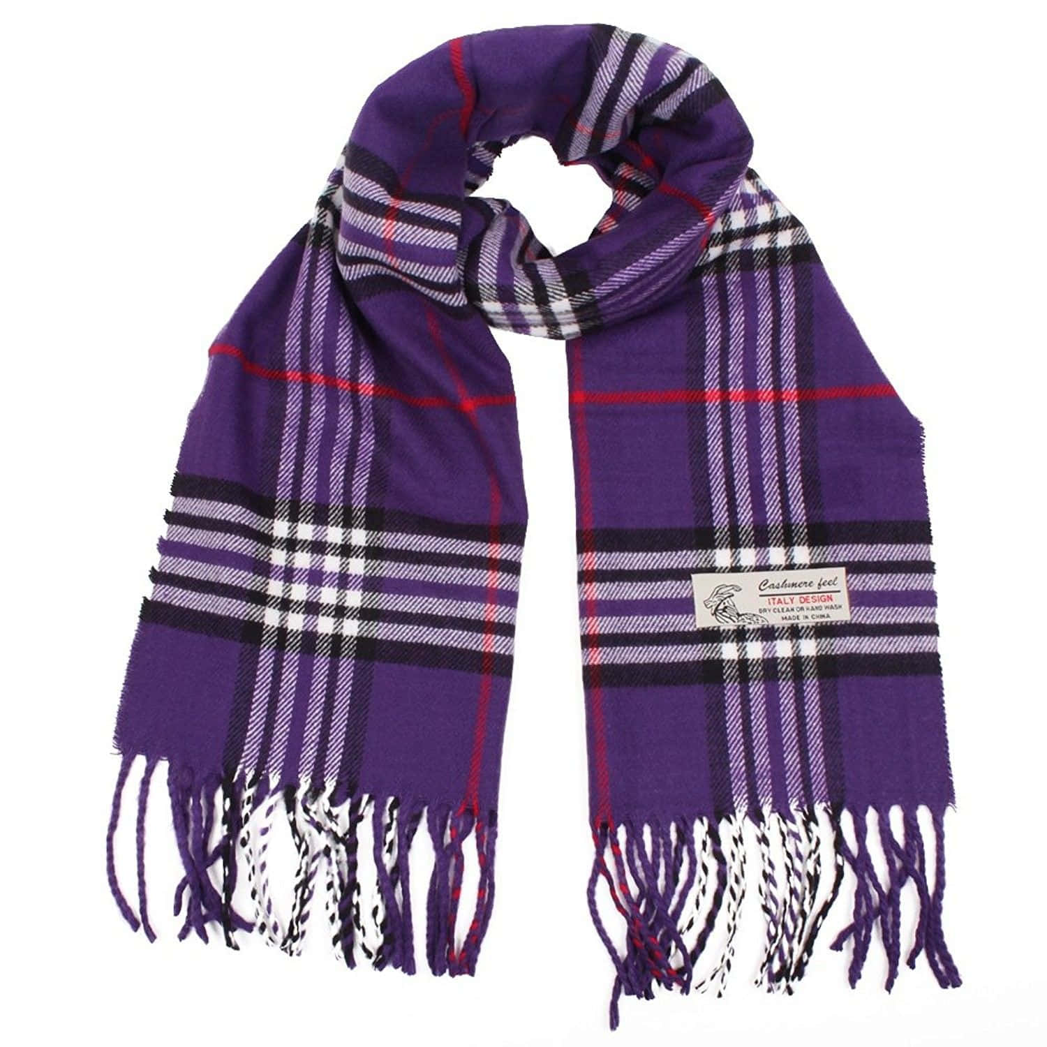 Add a touch of softness and beauty with a Purple Scarf Wallpaper