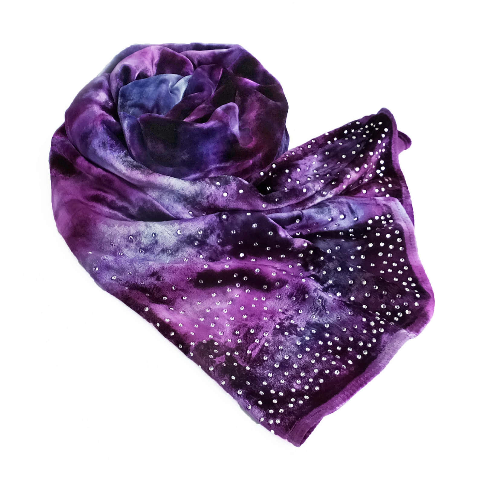 Layer your outfit with a beautiful, Purple Scarf Wallpaper