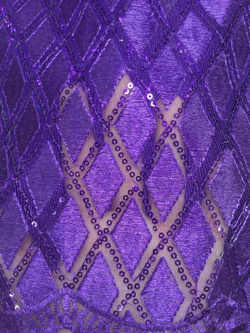 Brighten Up Your Home With Stunning Purple Sequins Wallpaper