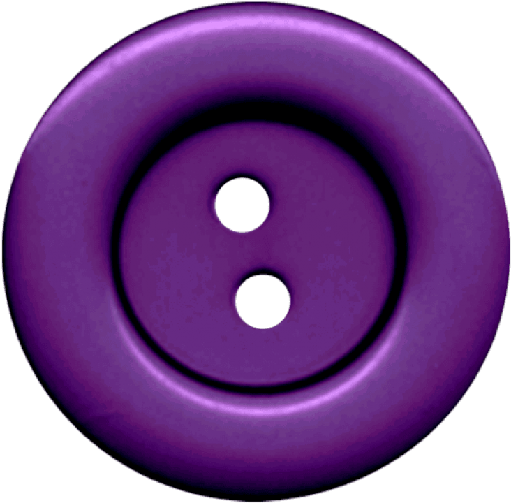 Purple Sewing Button PNG