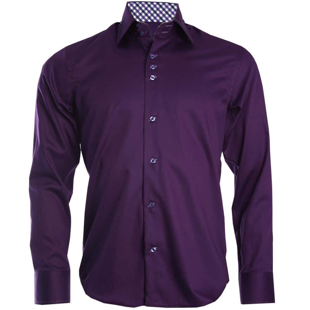 Express Your Style With Purple Shirt Wallpaper