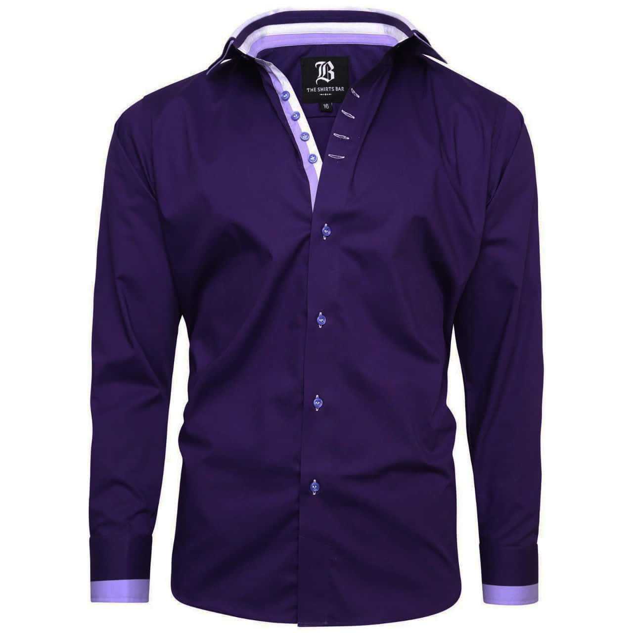 Get Ready To Turn Heads In This Stylish Purple Shirt Wallpaper