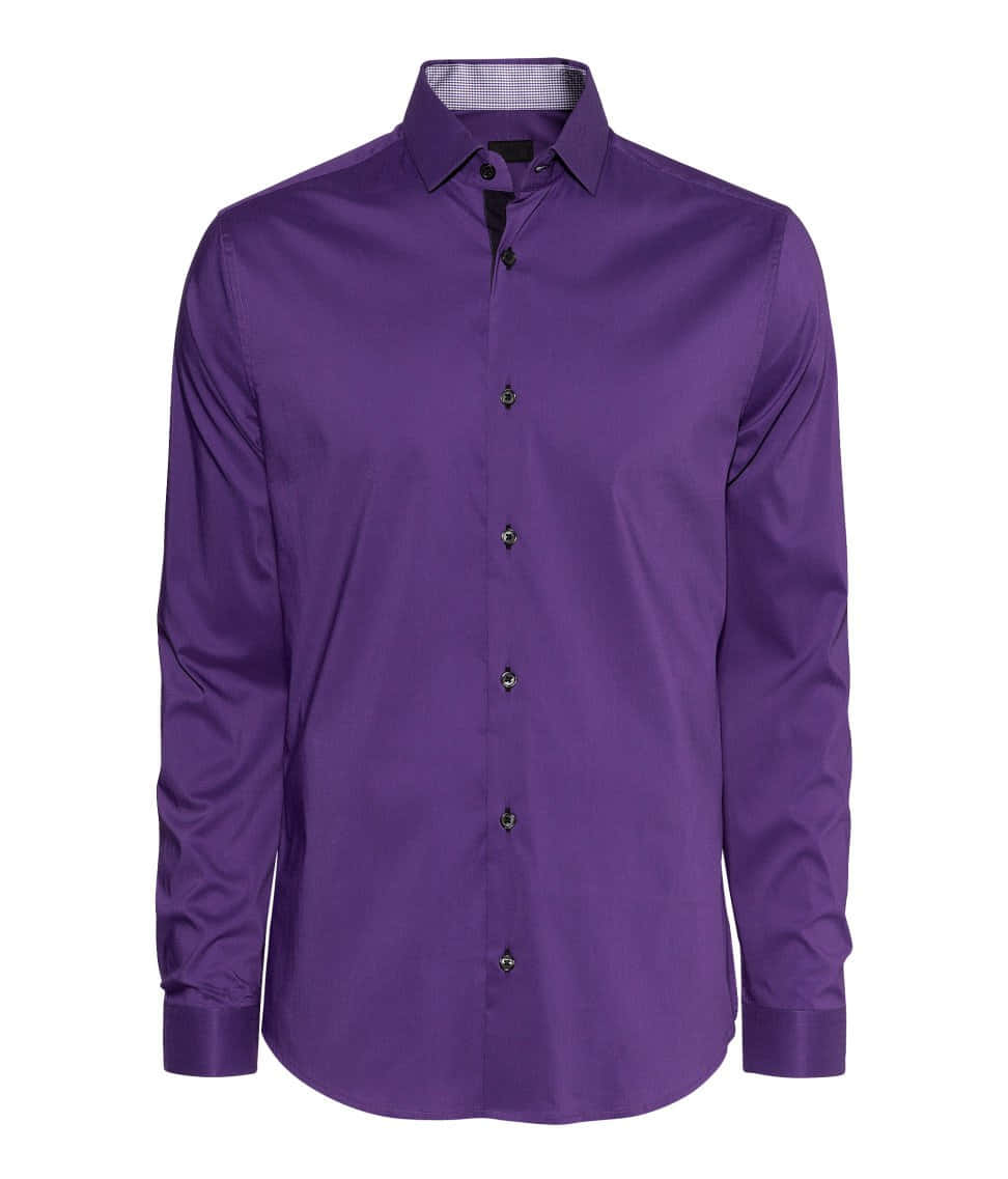Show Your Style in This Sophisticated Purple Shirt Wallpaper
