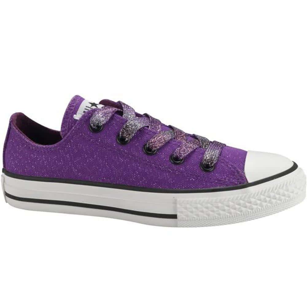 Enjoy a Pop of Color with Purple Shoes Wallpaper