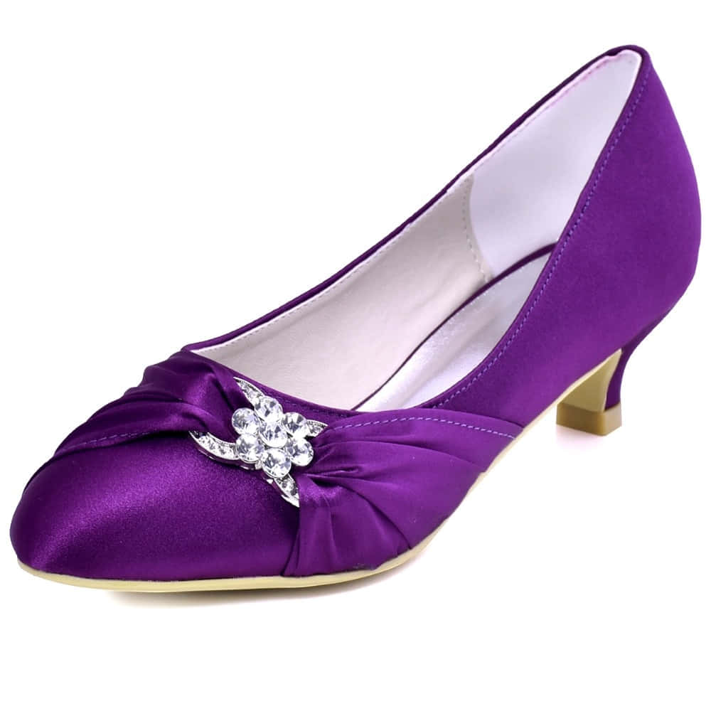 Download Step Out in Style in Our Collection of Trendy Purple Shoes ...