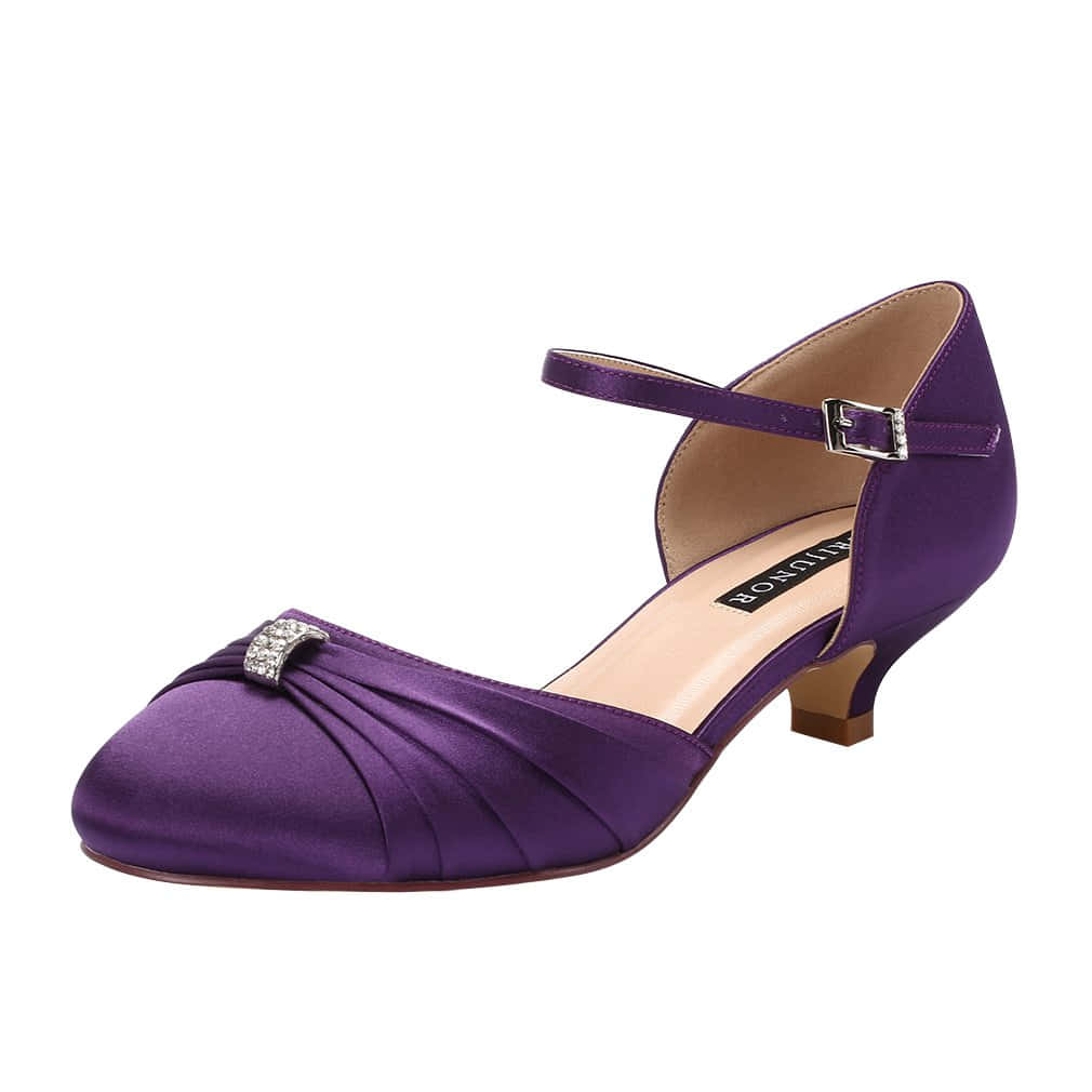 Step up your shoe game in style with these Purple Shoes Wallpaper