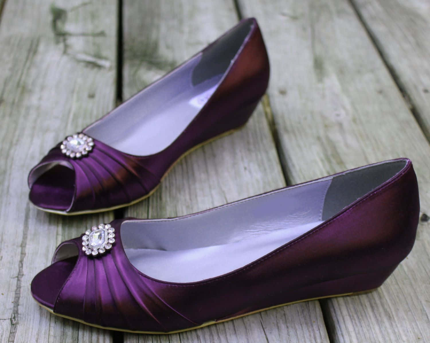 Step out in style withpurple shoes Wallpaper