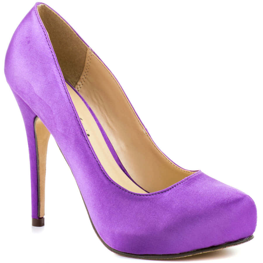 Step Out in Style in these Gorgeous Purple Shoes Wallpaper