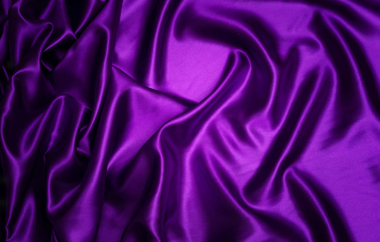 Soft and Luxurious Purple Silk Wallpaper