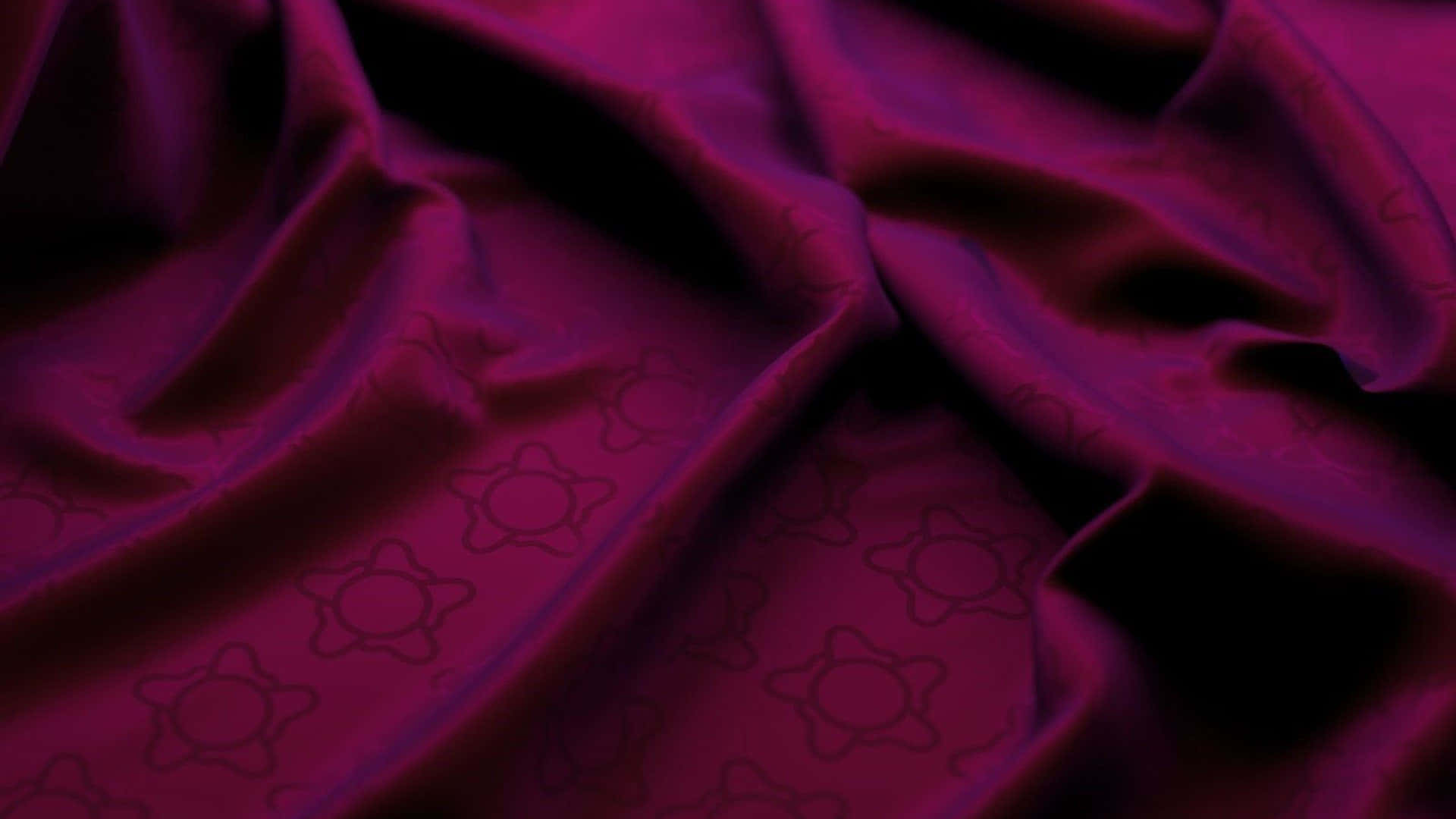 Sophisticated and Luxurious, Feel the Comfort of Purple Silk Wallpaper