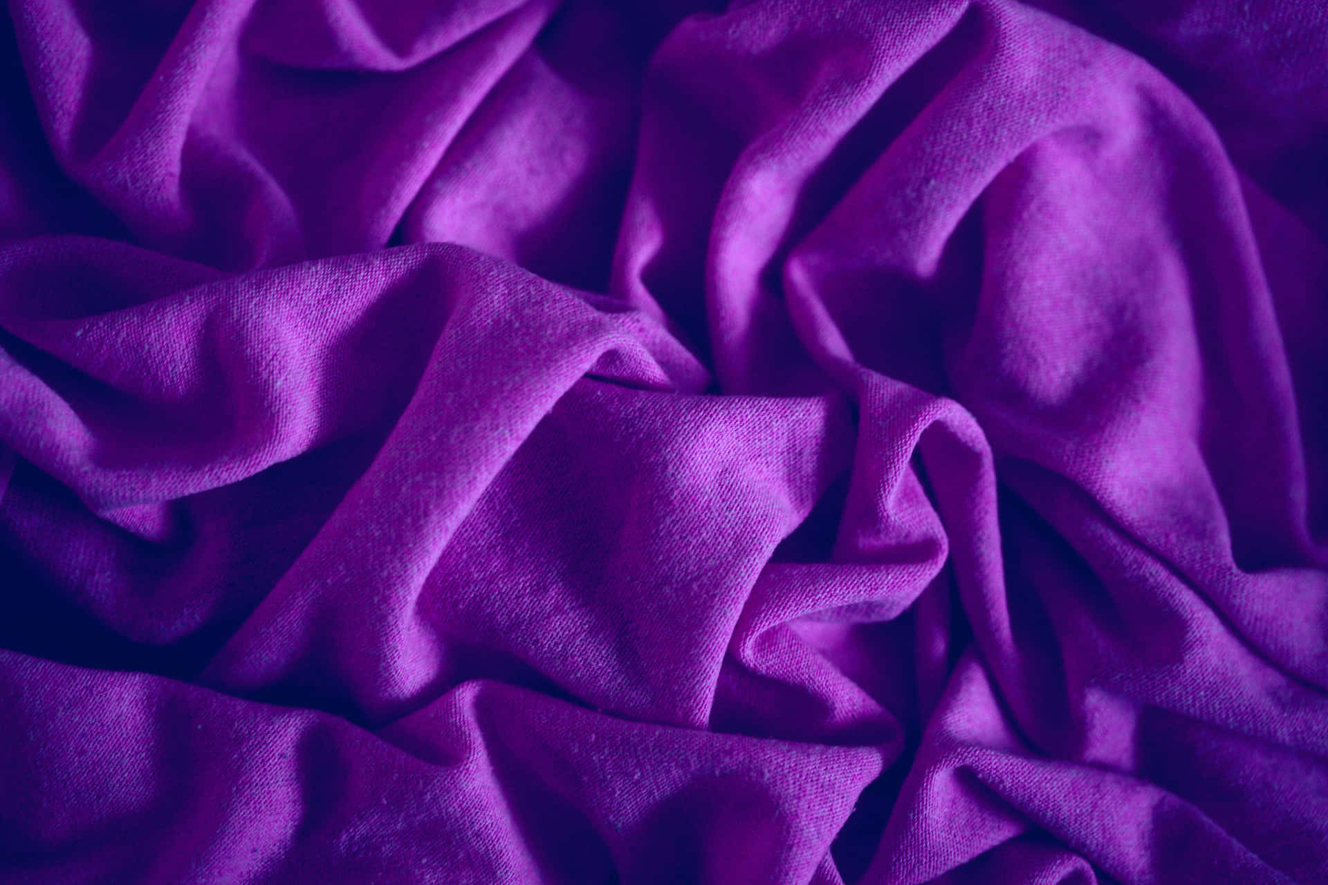 A Closeup of Luxurious Purple Silk Wallpaper