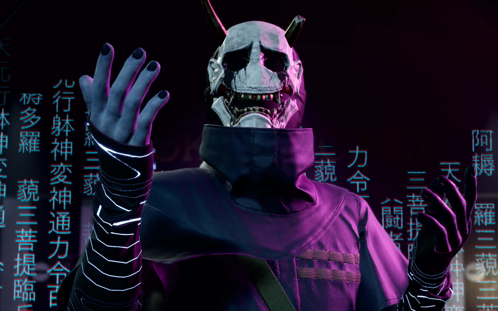 Strike fear and have fun in this legendary Purple Skull Trooper skin in Fortnite Wallpaper